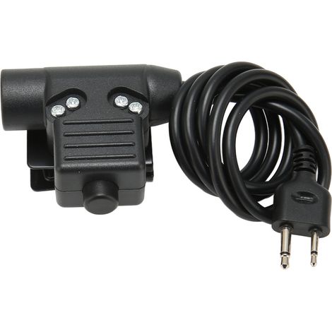 Ptt U94-adapter Mit Verstärktem Pu-kabel Und 2-poligem Stecker Für Vertex- Und Icom-funkgeräte