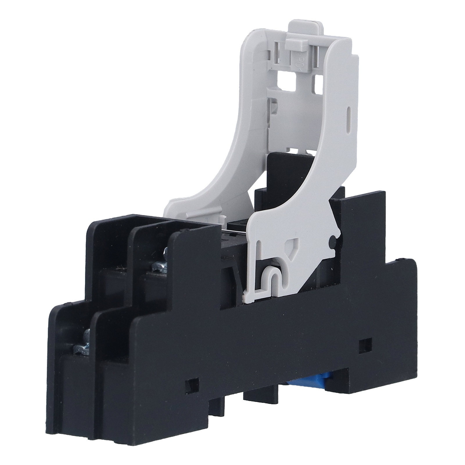 5-loch-relaisfuß, 10 Stück, Din-schienenfuß Für Cnc-drehmaschinen, 250 V Ac 12 A, Industriestecker, Elektromagnetische Relaishalterung, 35 Mm Standardschiene.