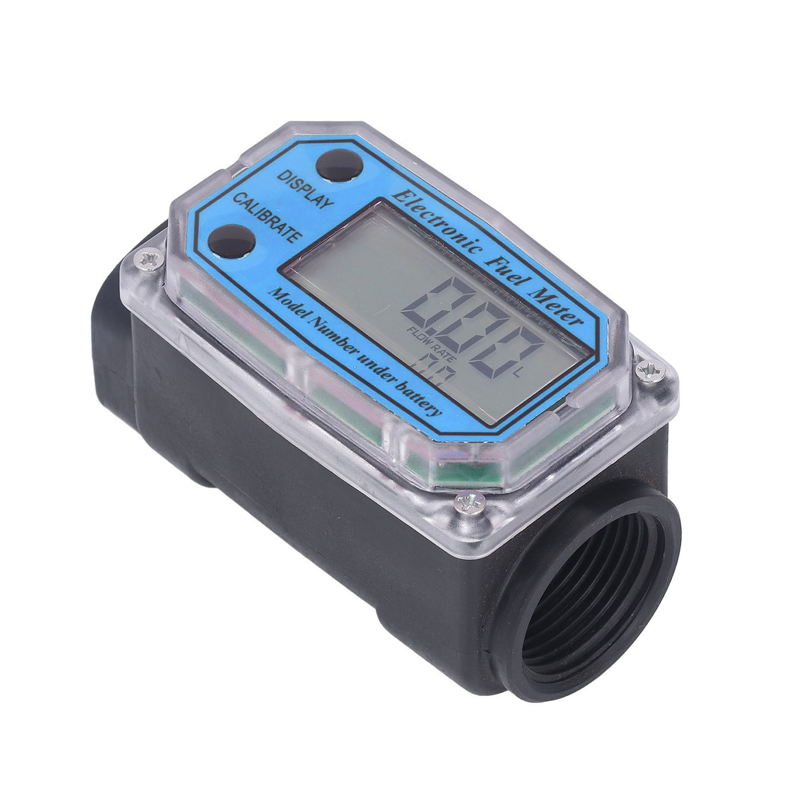 Elektronischer 1,3-zoll-turbinen-digitalluftmengenmesser, Digitale Kraftstoffanzeige Mit Display, Getriebedurchflusssensor, 2,3–3,3-v-netzteil, Batterie Im Lieferumfang Enthalten