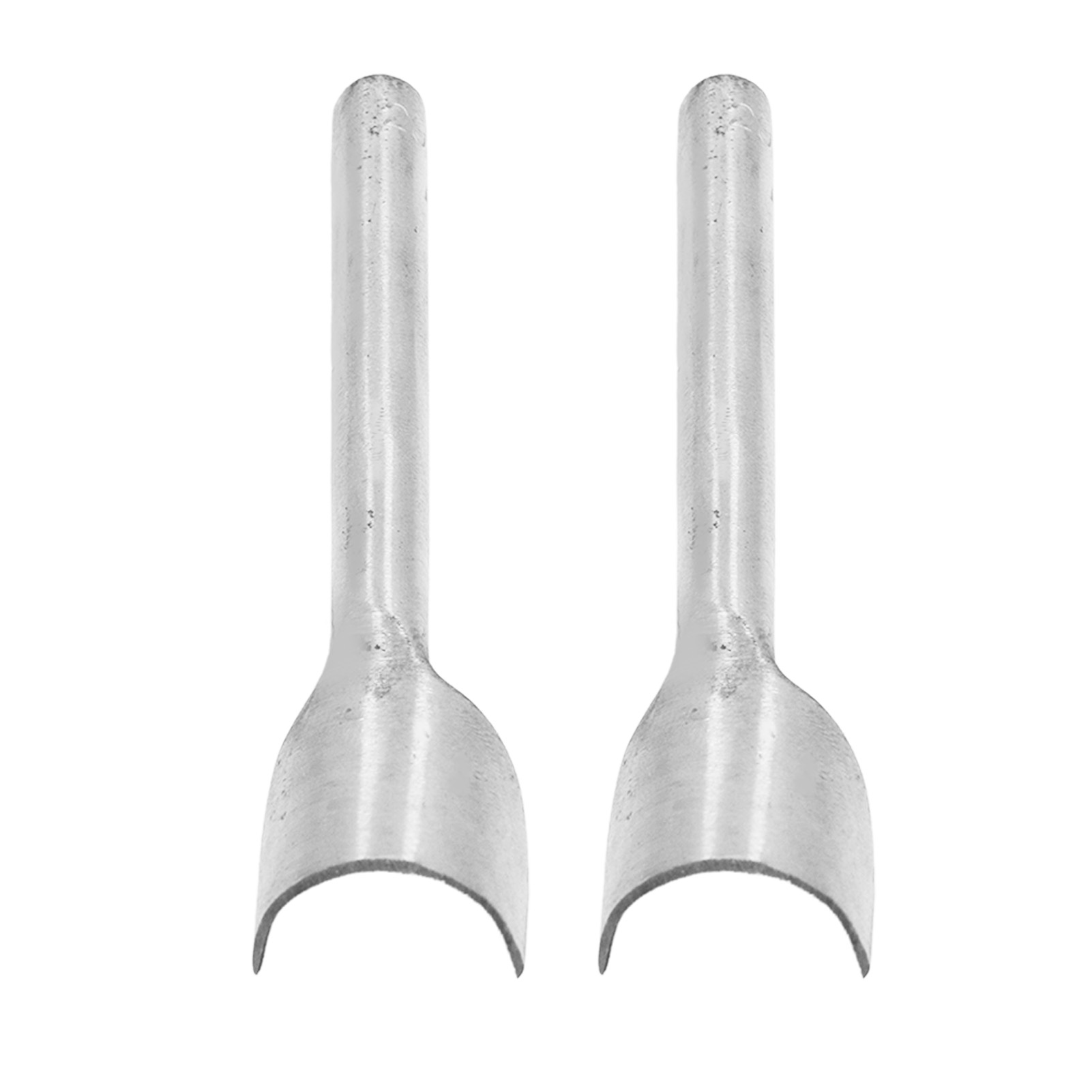 Set Mit 2 Halbrunden Stahlstanzen, Lederschneidwerkzeug Für Gürtelriemen, 20 Mm, Bastelset