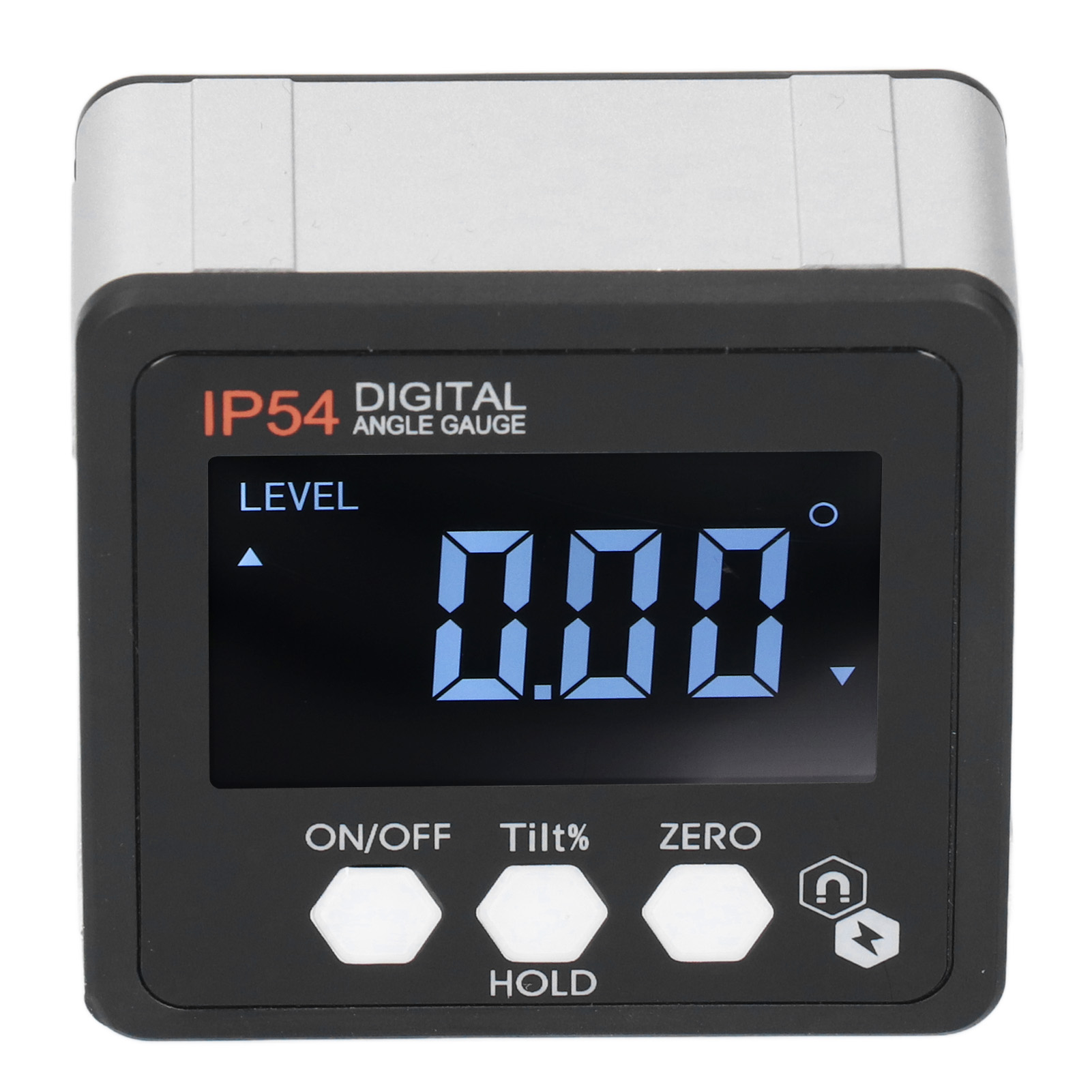 Ip54 Wasserdichte Magnetische Digitalwasserwaage, Elektronischer 4x90°-winkelmesser, Präzisions-neigungsmesser Zur Winkelmessung, Digitale Wasserwaage Mit Magnetischer Befestigung