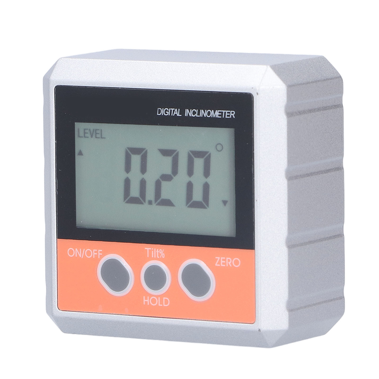 Wasserdichte Elektronische Magnetwasserwaage (4x90°), Multifunktionaler Digitaler Winkelmesser, Präziser Neigungsmesser Mit Magnet, Tragbares Nivelliergerät