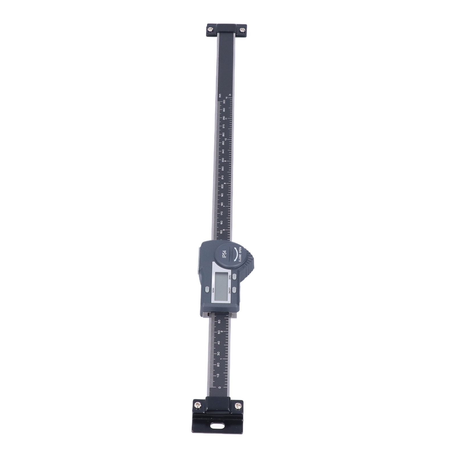 Horizontaler Digitaler Messschieber (schutzart Ip54) Mit Lcd-bildschirm, Längenmesswerkzeug, Nullstell- Und Datenhaltefunktion, 0–300 Mm / 0,0–11,8 Zoll