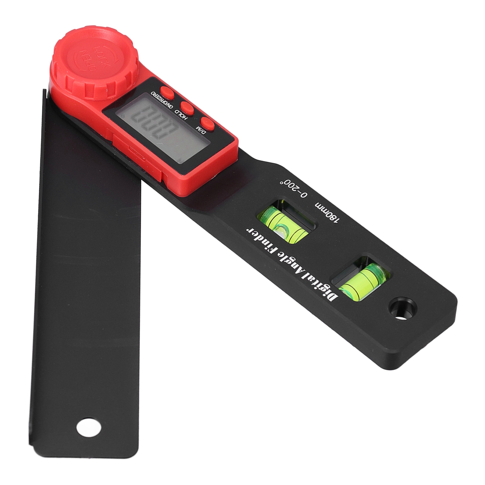 Elektronischer Digitaler Lcd-winkelmesser Mit Automatischer Abschaltung, Aus Technischem Kunststoff, Präzise Winkelmessung Für Heimwerker Und Baustellen