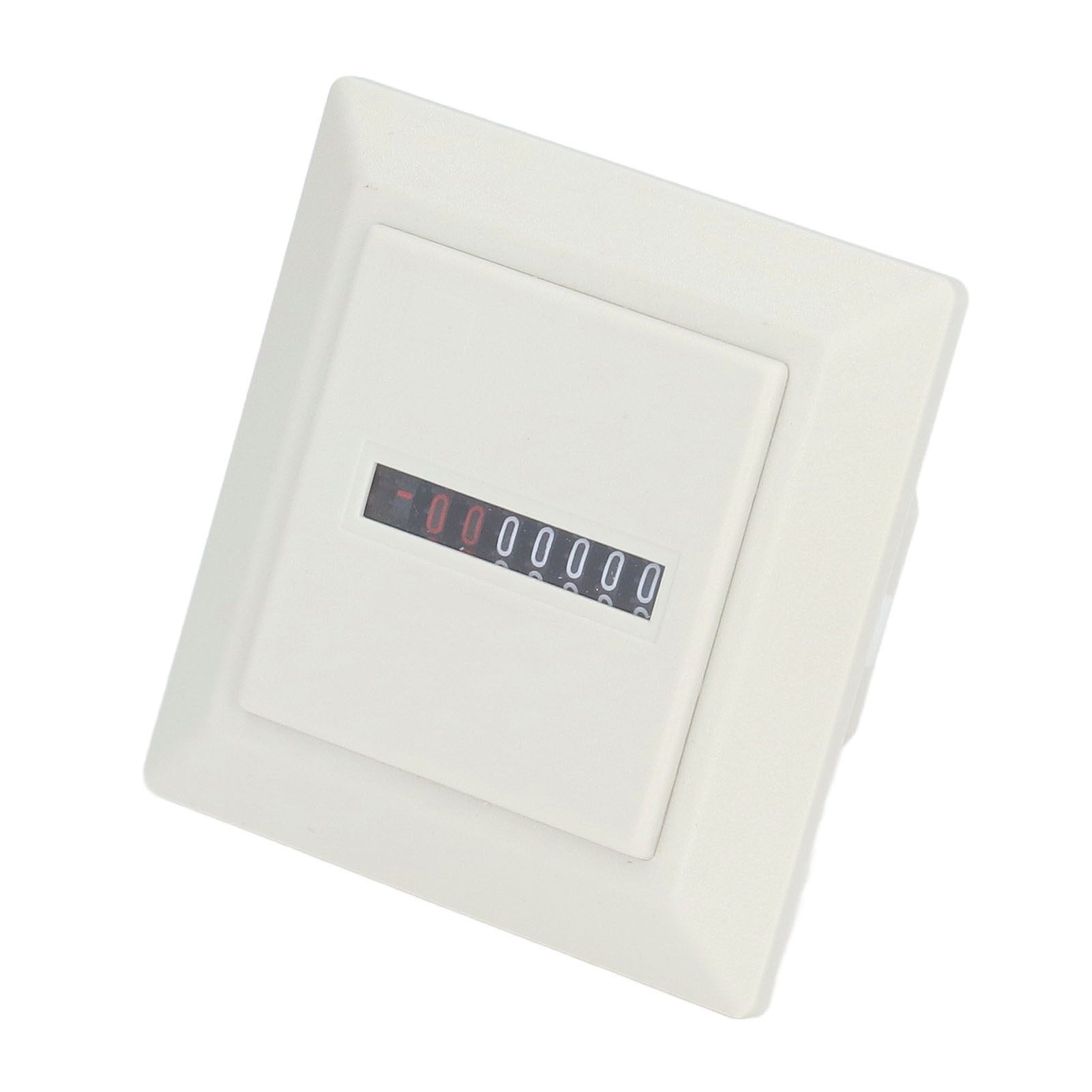 Professioneller Mechanischer Betriebsstundenzähler 72x72mm Weiß 220vac, Präziser Elektronischer Industrietimer, Messgerät Für Geräte.
