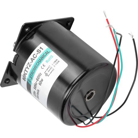 60w 220v Xd80ktyz Synchronmotor, Niedrige Drehzahl 30 U/min, Hohes Drehmoment, Mit Kondensator Und Halterung, Drehung Im Uhrzeigersinn Und Gegen Den Uhrzeigersinn.