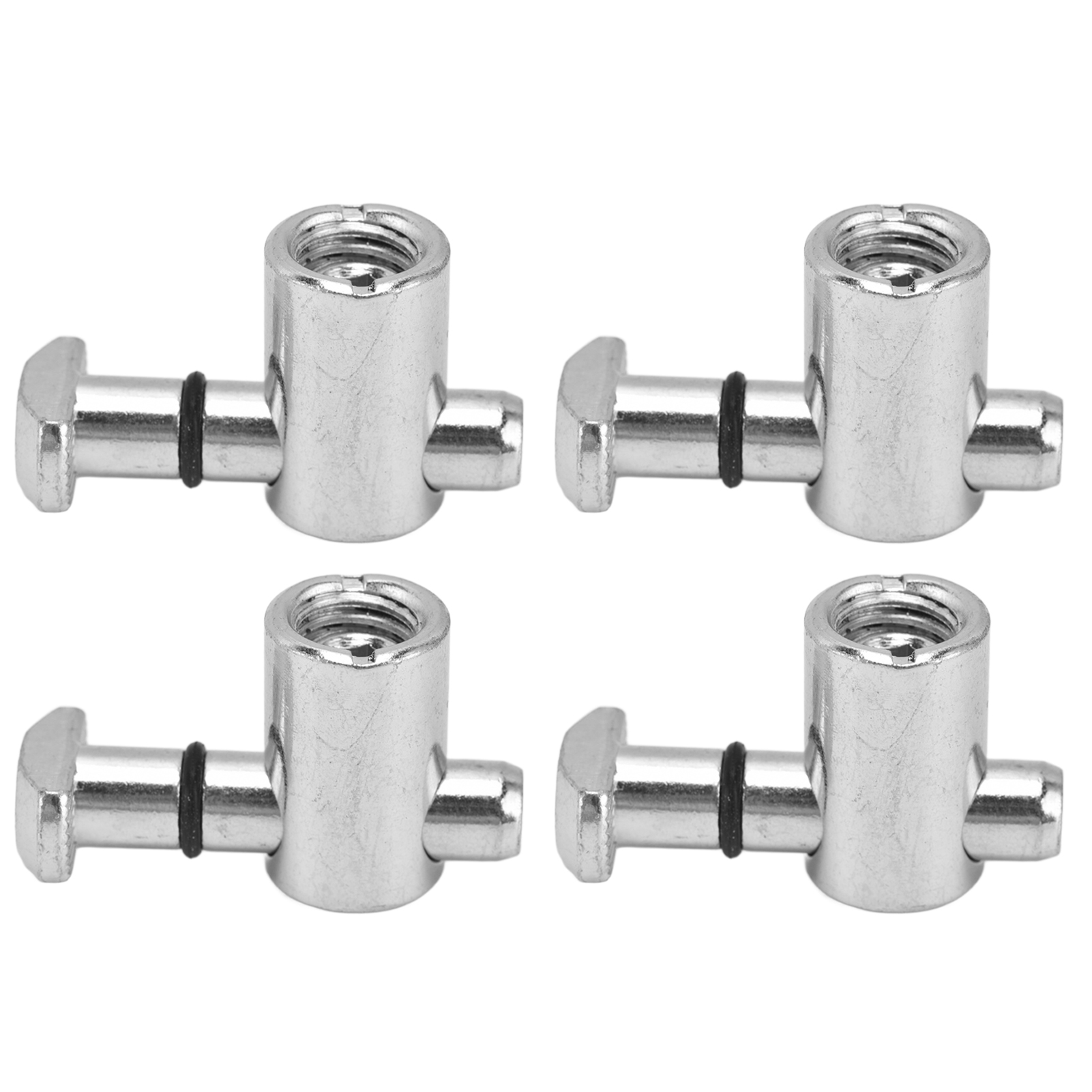 Set Mit 4 M2.5-ankerverbindern Nach Europäischem Standard, Kohlenstoffstahl, 90°-winkel, Befestigungszubehörset.