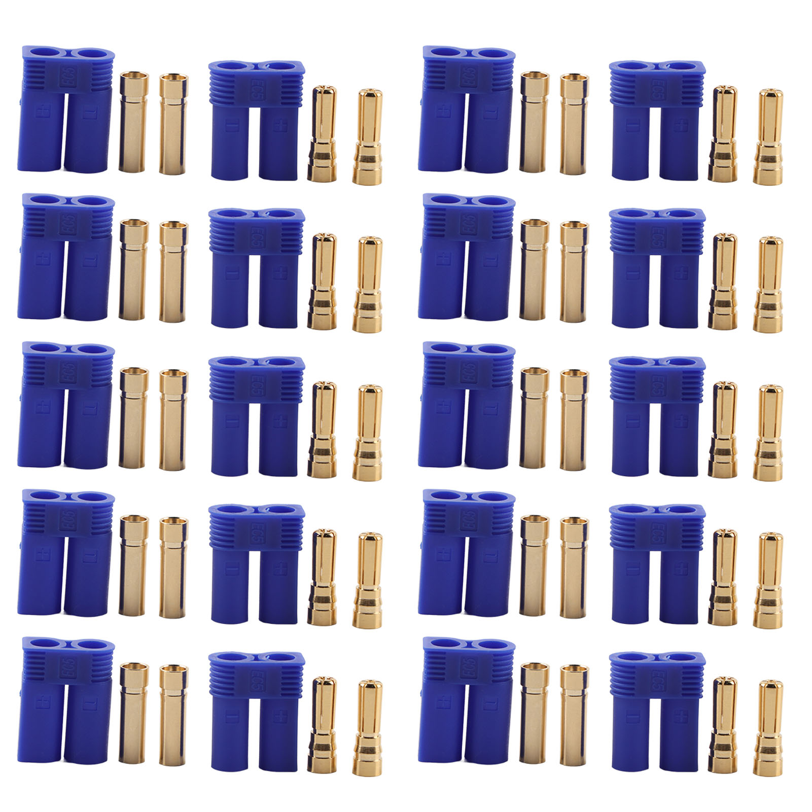 Hochpräziser, Cnc-gefräster Ec5-stecker Mit Schnellverschluss Für Rc-akkus, Stecker/buchse