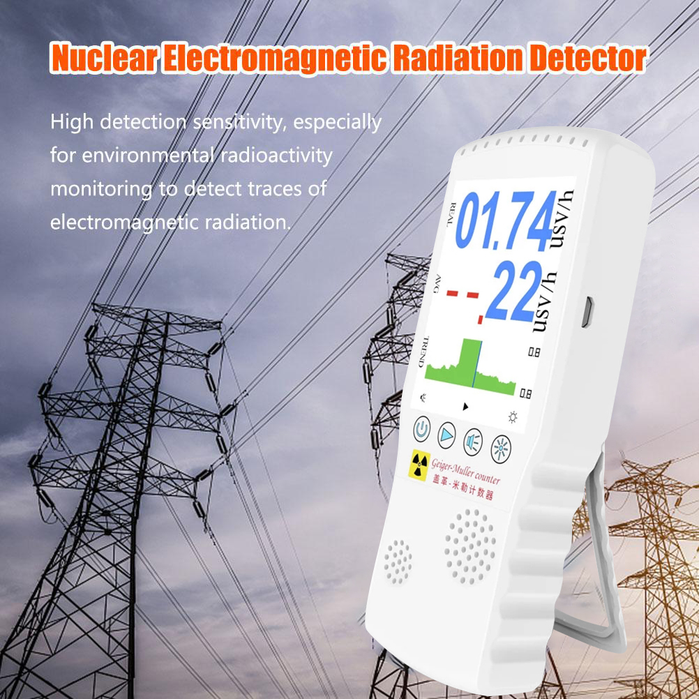 Professionelles Geigerzähler, Strahlungsdetektor, Elektromagnetische Ionisations-, Radioaktivitätsmessgerät Für Marmor, Tragbares Nukleares Messgerät