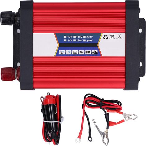 1000w 24v Auf 220v Fahrzeugwandler, Modifizierter Sinus-wechselrichter Mit Usb-ladegerät, Kfz-netzadapter.