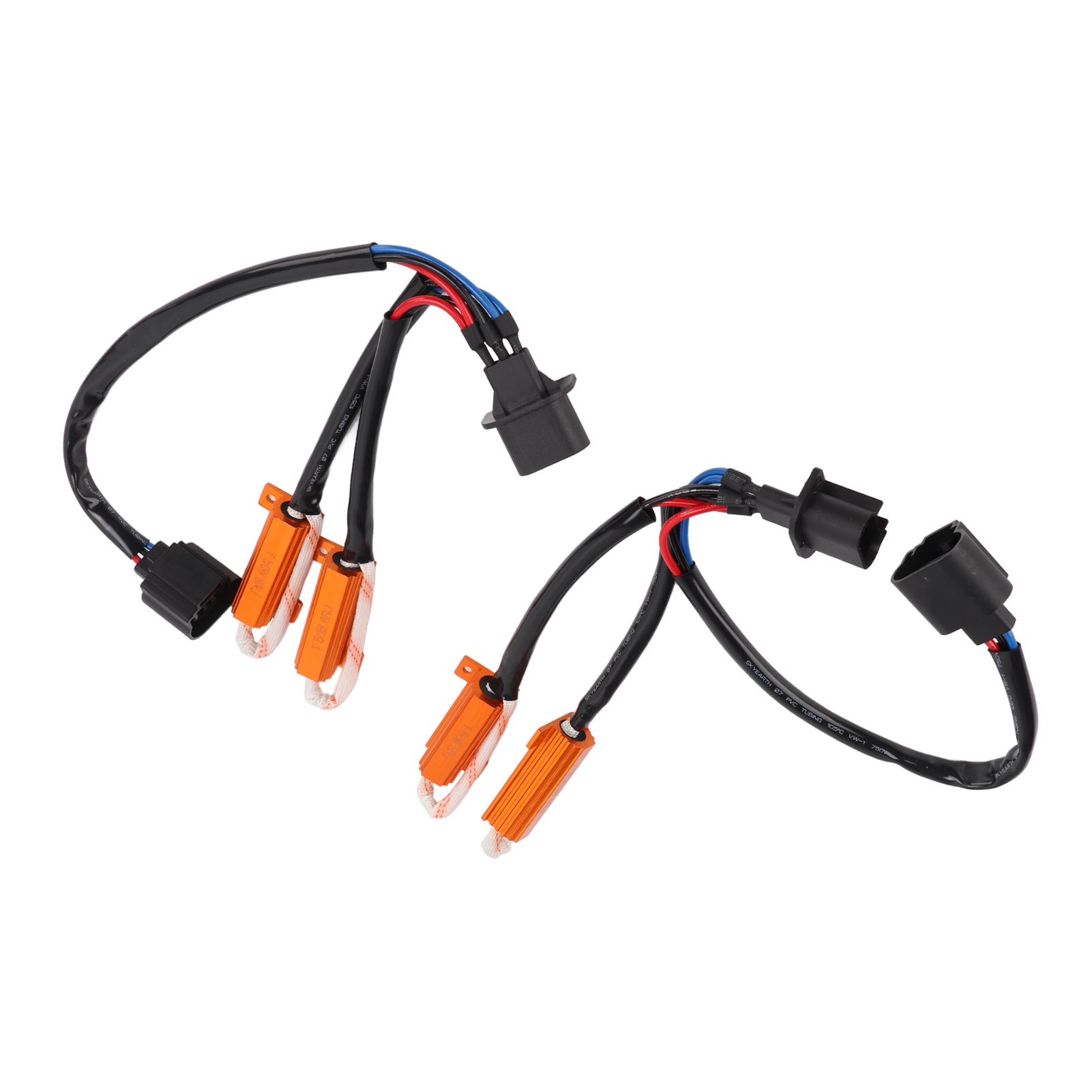 2er-pack H13 50w 8ω Led-widerstände, Bremslicht-decodierung, Fehlerbehebung, Beseitigung Von Glühlampenausfällen, Kompatibel Mit Kontrollleuchten Im Armaturenbrett