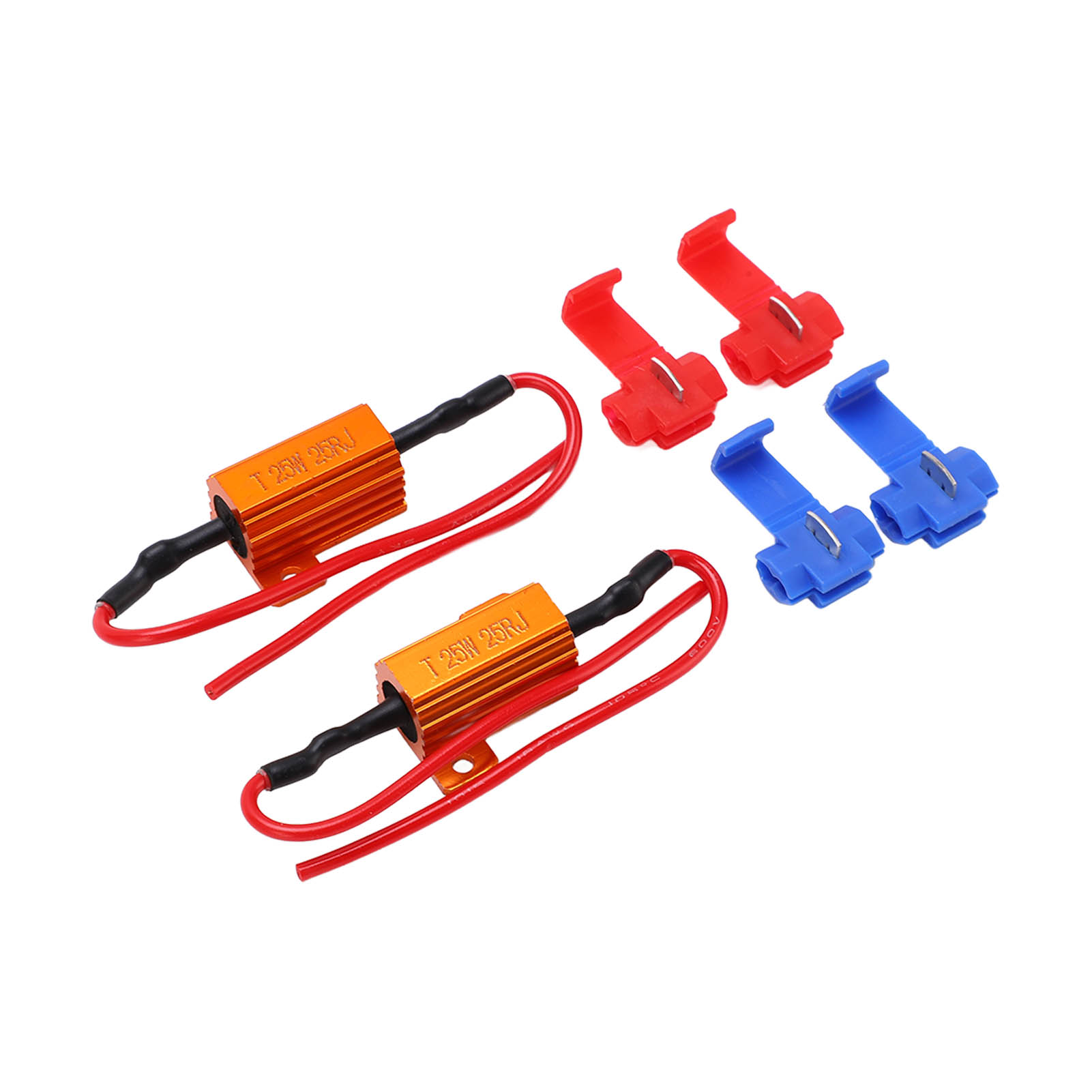 Packung Mit 2 Led-widerständen, 25 W 25 Ω, Korrosionsbeständiger Decoder, Langlebiger Lastanzeiger Für Glühbirnen