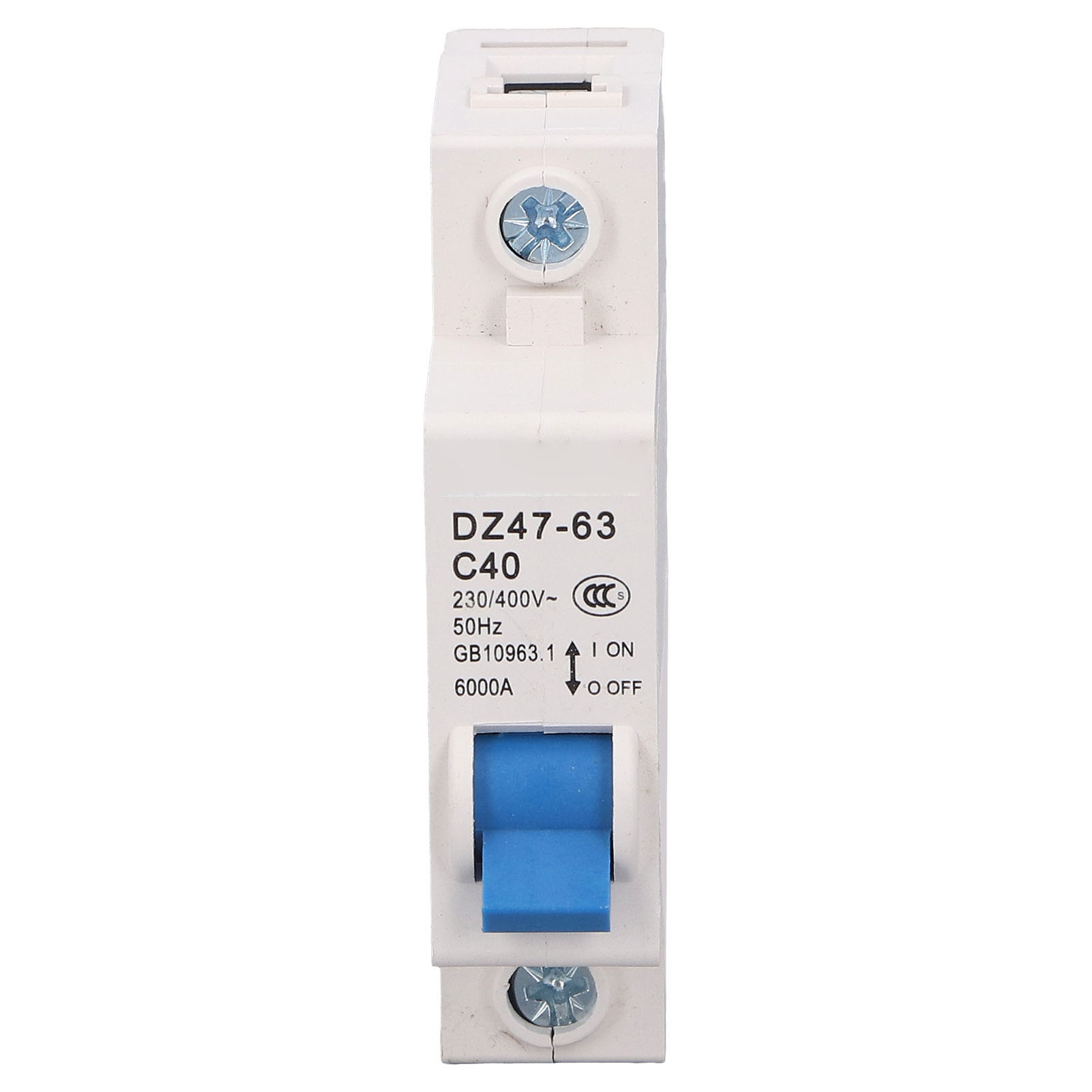 Modularer Leitungsschutzschalter 1p 40a Dz47-63 C40, Fehlerstromschutzschalter, Din-schiene, 230v/400v, Überlastschutz, Miniatur-leitungsschutzschalter, Automatische Sicherung