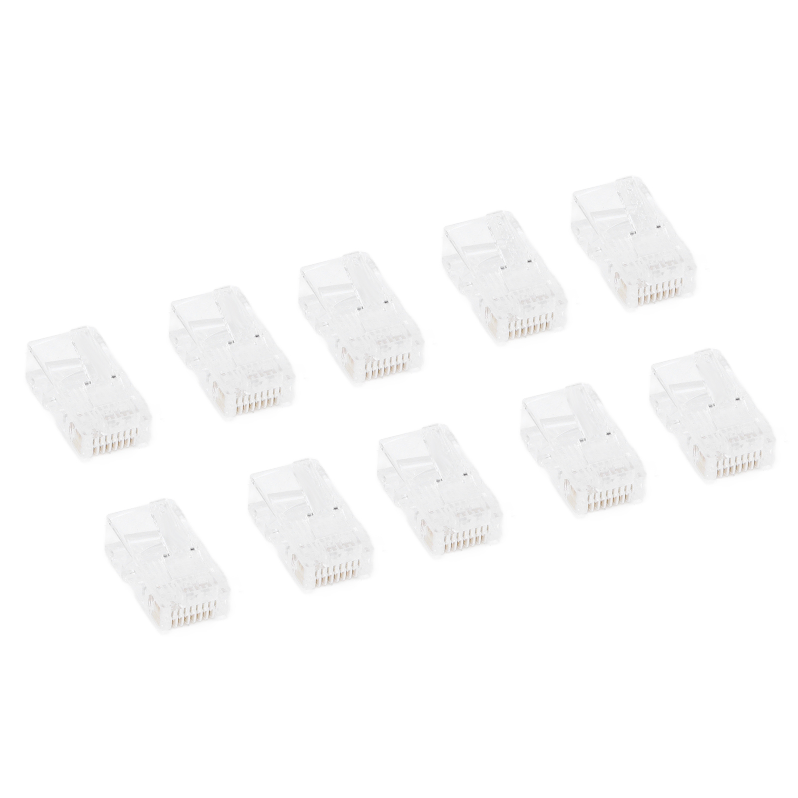100 Rj45 Cat5 Tf1013d 8p8c Buchsen, Ethernet-stecker (weiblich-weiblich), Kristallstecker Für Netzwerkkabel, Kommunikationspaket