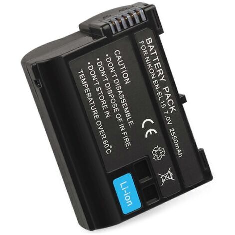 En15-akku Für Nikon D850, D810, D7200, 2550 Mah, 7,2 V