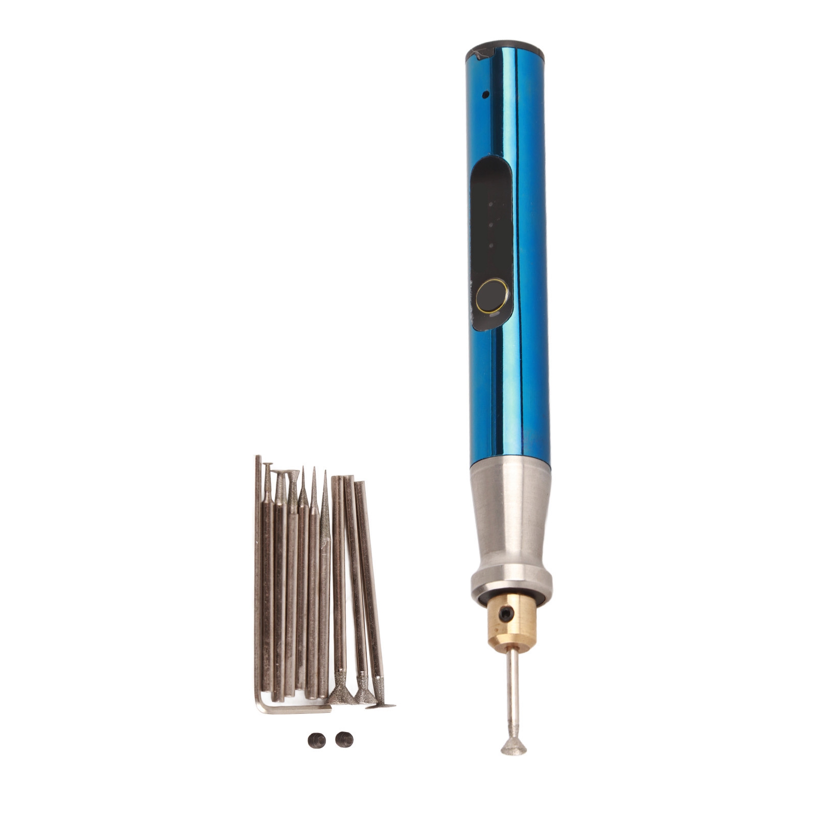 Wiederaufladbarer, Kabelloser Gravierstift Mit 3 Geschwindigkeiten, Mini-gravierwerkzeug (dc 3,6 V) Zum Schneiden Und Markieren.