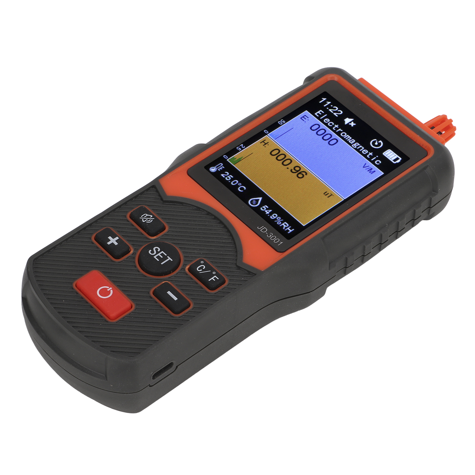 Jd-3001 Strahlungsdetektor, Leicht Ablesbarer Multifunktions-geigerzähler, Misst Nukleare Und Elektromagnetische Strahlung.