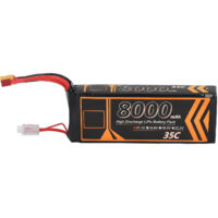 11,1 V 8000 Mah 35c 3s Lipo-akku Mit Xt60-anschluss Für Qav250 Quadcopter-drohne Und Rc-rennwagen 18150
