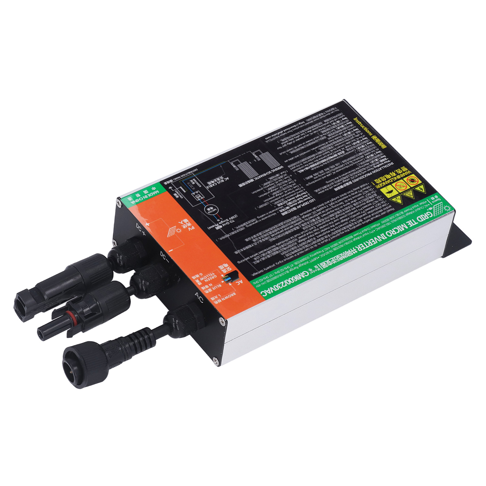 600w Mppt Solar-mikrowechselrichter, Reine Sinuswelle, Ac230v Netzeinspeisung, Alternative Energie, 230v Konverter Für Photovoltaikmodule.