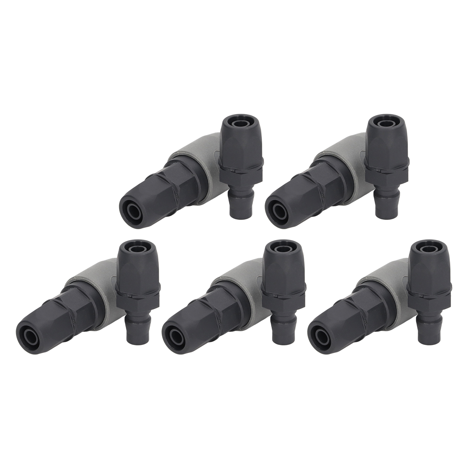 5-teiliges Selbstverriegelndes Pneumatisches Schnellkupplungsset Typ C, Flexibler Luftkompressoranschluss, Sp+pp40-stecker