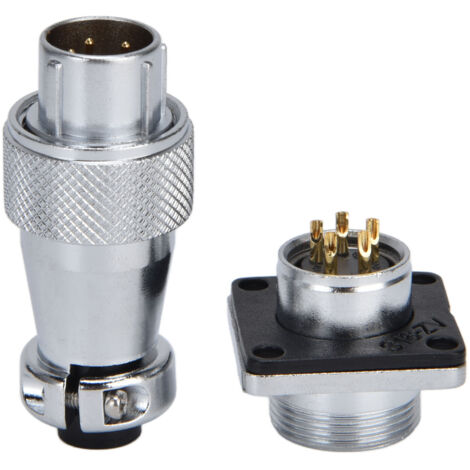 Ws16 500v Wasserdichter Luftfahrt-stecker (männlich/weiblich), Robuster Buchsenstecker Für Industrielle Elektrische Anwendungen.