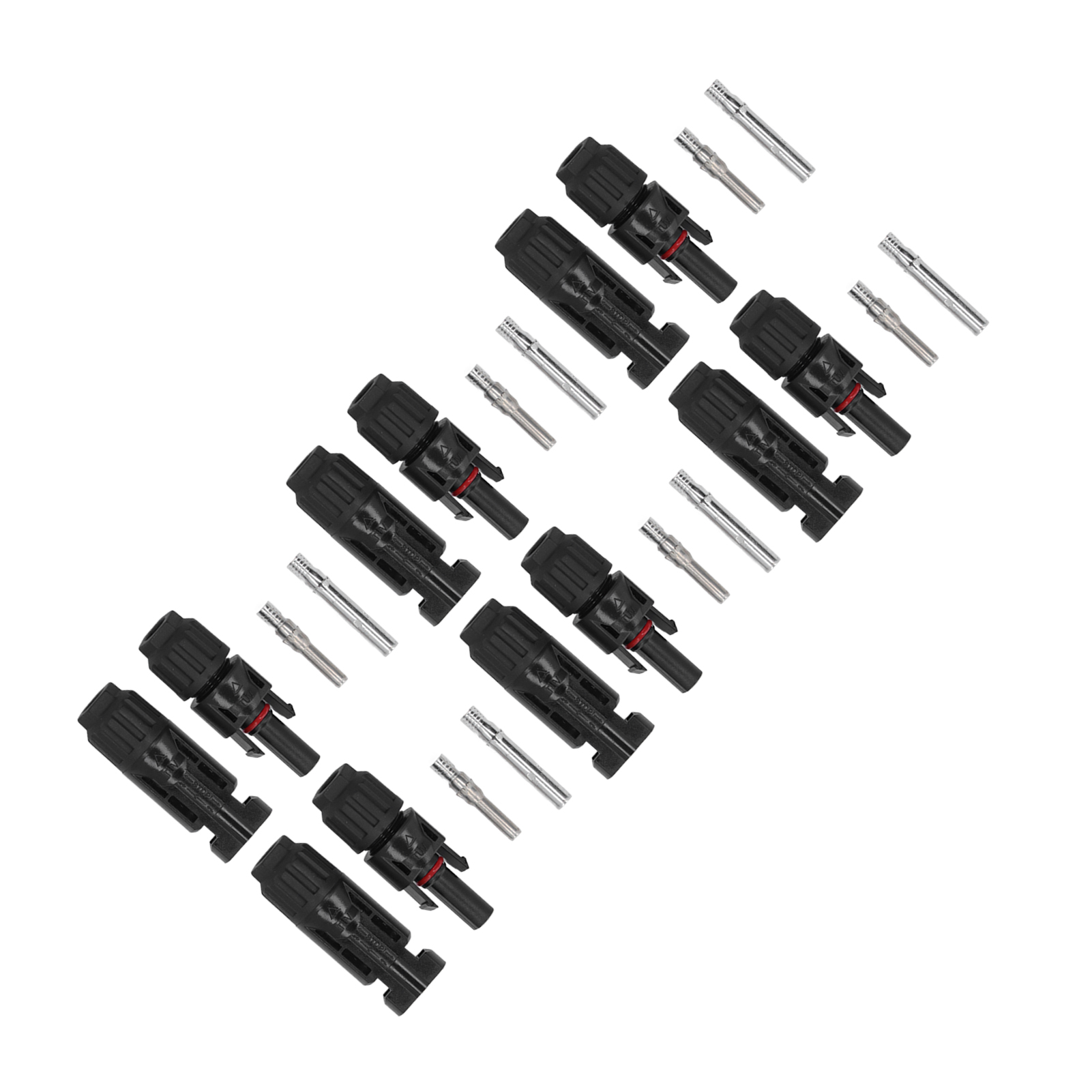 Ip67 Wasserdichter Solarstecker, 10 Paare, Männlich/weiblich Photovoltaikkabel 30a Dc1000v, Solarmodulstecker.