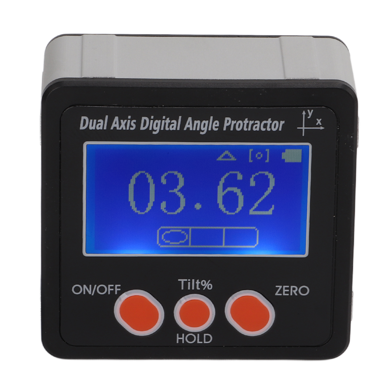 Zweiachsiger Digitaler Winkelmesser, Digitaler Winkelmesser Mit Hintergrundbeleuchtung Und Magnetfuß Für Zimmerei, Bauwesen Und Maurerarbeiten.