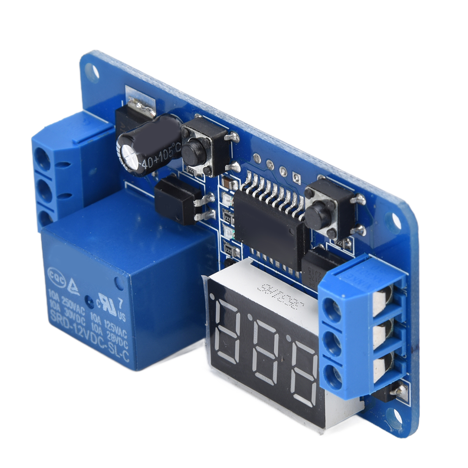 12v-endloszyklus-zeitschalter Mit Mcu-relaismodul, Led-anzeige, Programmierbarer Timer