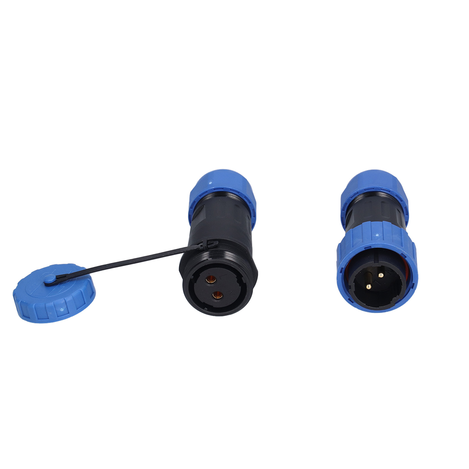 Ip68 Wasserdichter Luftfahrtstecker, 2-adrig, Stecker Und Buchse, Lötfrei, Zum Anschrauben, Für Mehrpaarige Kabel