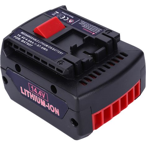 14,4 V 4000 Mah Bat607 Wiederaufladbarer Lithium-ionen-akku Für Bosch Akku-bohrschrauber