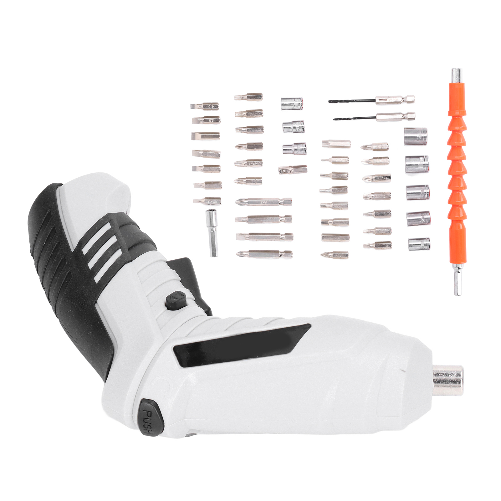 Mini-klappschrauber, Usb-wiederaufladbarer 3,6-v-lithium-akku, Weiß, Kompaktes Akku-schrauber-set Mit Integriertem Akku