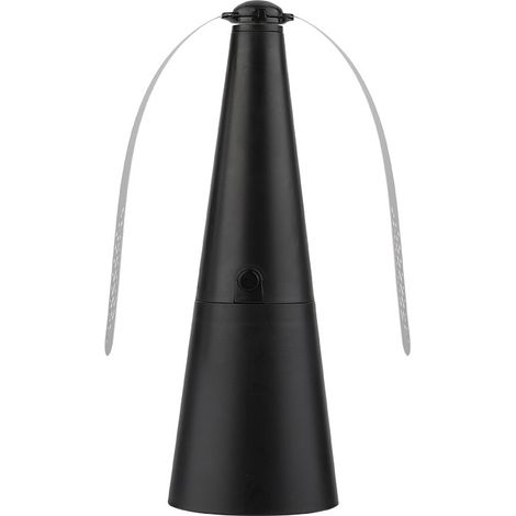 Usb-fliegenabwehrventilator, Automatischer Fliegenabwehrventilator Mit Reflektierenden Flügeln, Geräuschloser Insektenschutz Für Tisch, Terrasse, Küche, Camping Und Restaurant, Schwarz