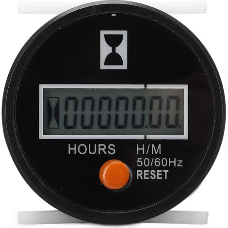 Hochpräziser Digitaler Betriebsstundenzähler, Mechanischer Weitbereichstimer Mit Reset-taste, 24–240 V
