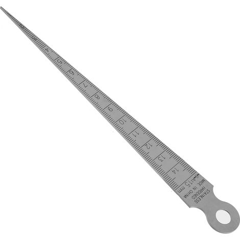 Schweißnahtlehre Aus Edelstahl, Spalt- Und Lochmesslineal, 1–15 Mm, Schweißnahtprüfwerkzeug