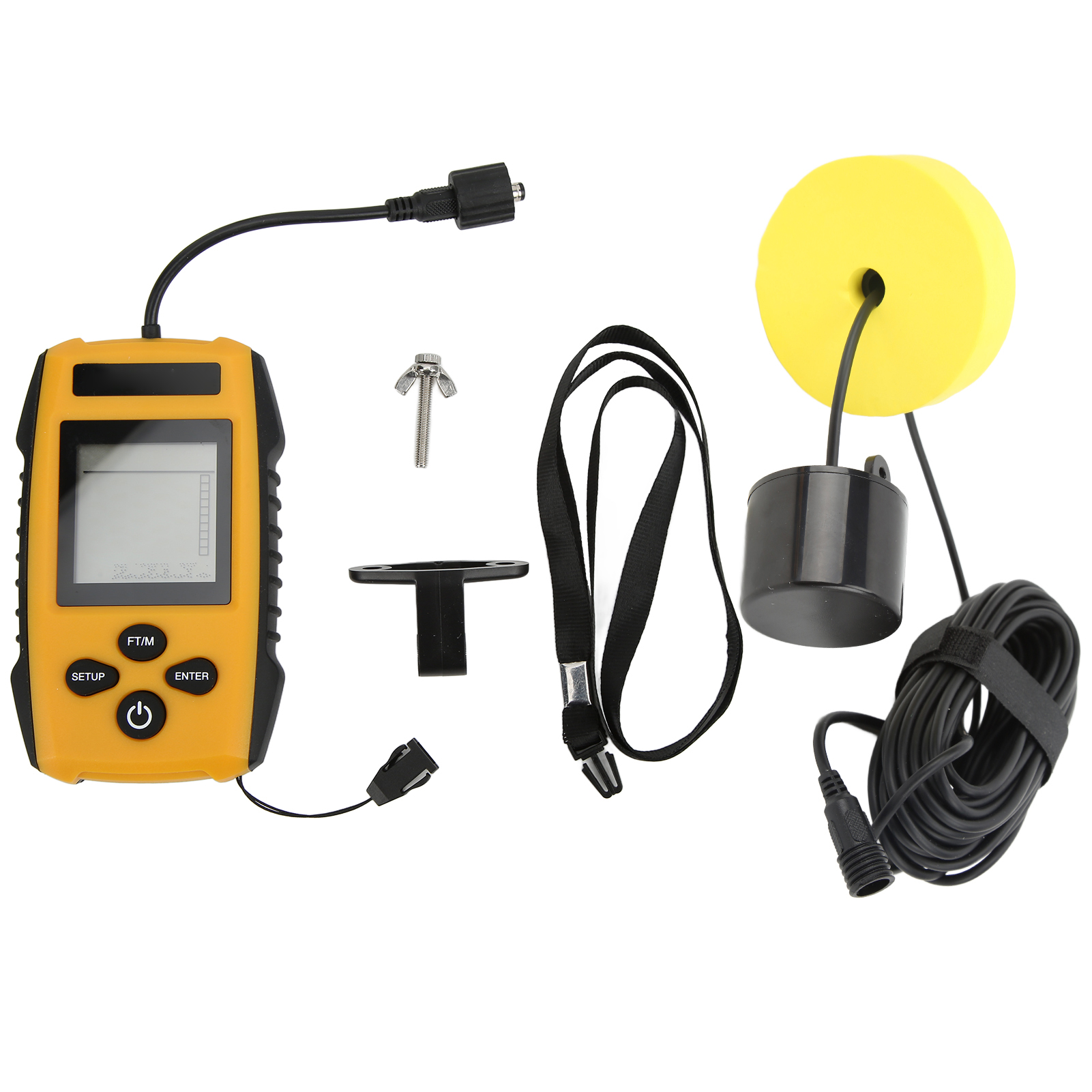Hochpräzises Kabelgebundenes Echolot, Hd-lcd-echolot Für Boote, Tiefenanzeige, Für Fluss- Oder Meeresangeln