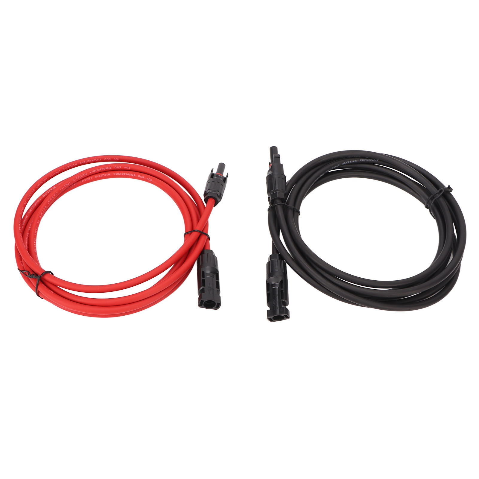 Paar 6mm² Solarkabel, Ppe-isolierter Kupferdraht, Photovoltaik-panel-adapter, Wohnmobil-pv-system, 10 M (32,8 Fuß), 2er-pack.
