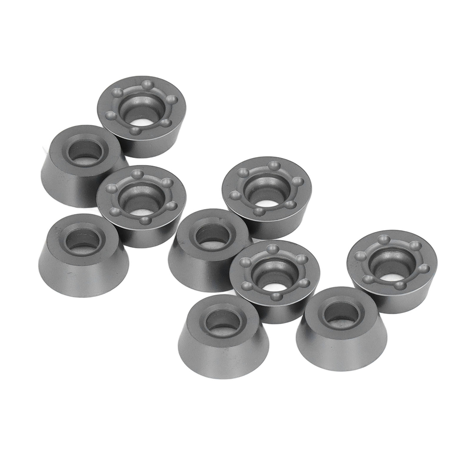 10 Beschichtete Wendeschneidplatten Aus Hartmetall Für Drechsel-, Cnc-fräs- Und Drehwerkzeuge Rdmt1204-moe