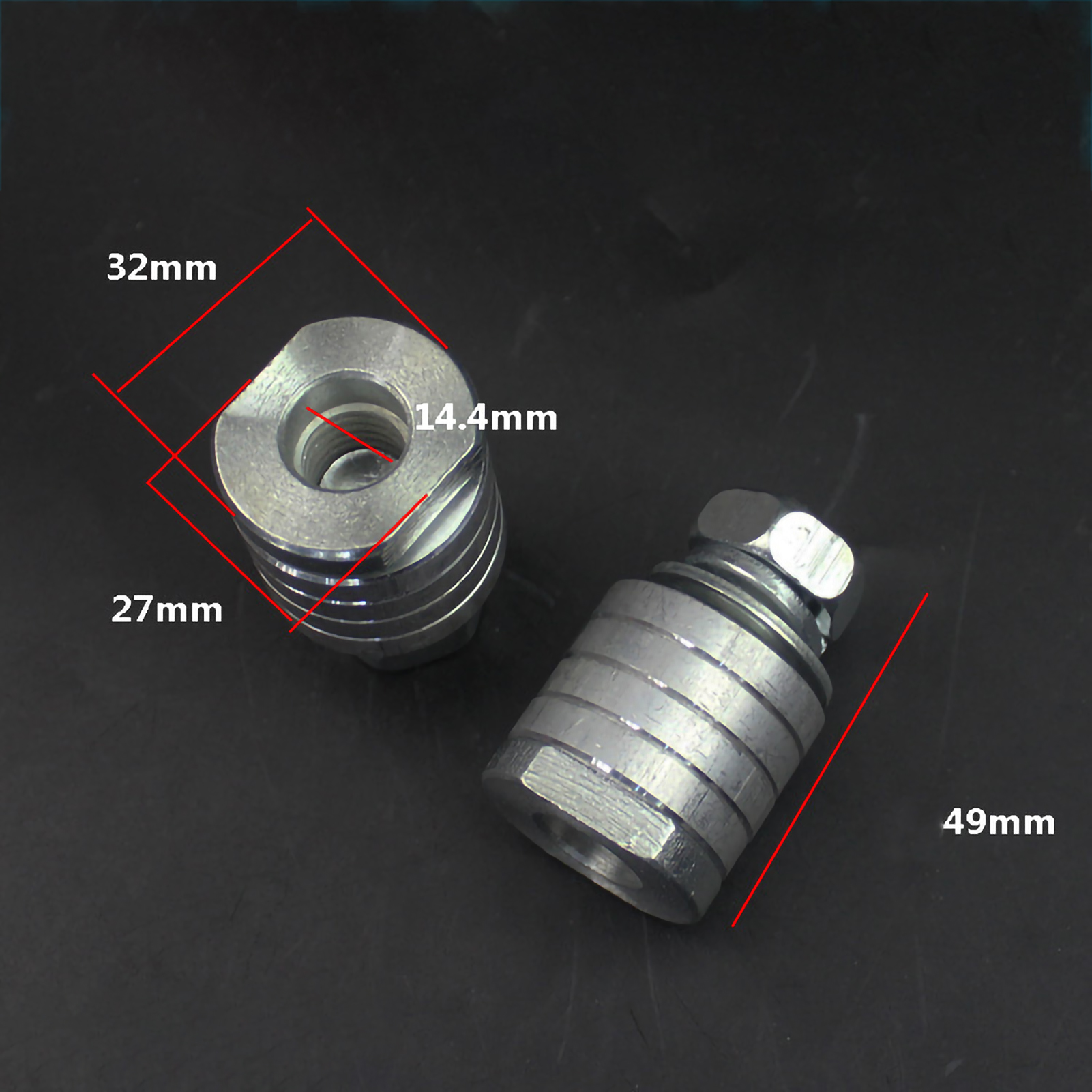 Winkelschleifer-zu-nutmaschine-adapter, Umbausatz Mit Aluminiumkopf, M10 Typ 100