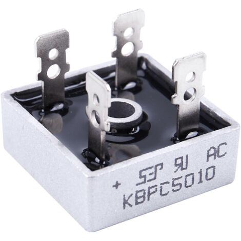 4x 50a 1000v Metallgehäuse Einphasen-diodenbrückengleichrichter Kbpc5010--