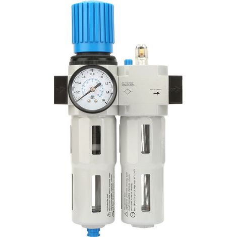 Frc-1/2-midi G1/2" Luftfilter Mit Öl-/wasserabscheider Und Regulierdruckmesser