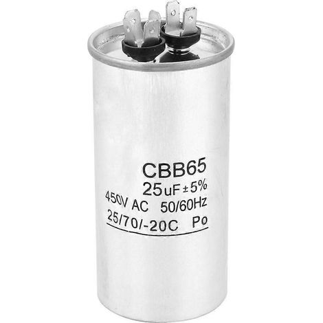 Cbb65 25 Μf 450 V Kondensator Mit Aluminiumgehäuse, Explosionsgeschützt, Für Klimaanlagenmotor
