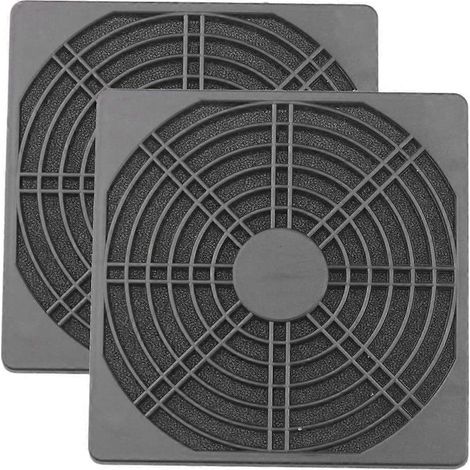 2 Abs-computerlüftungsgitter, 120-mm-lüfterfilter, Gitterabdeckung