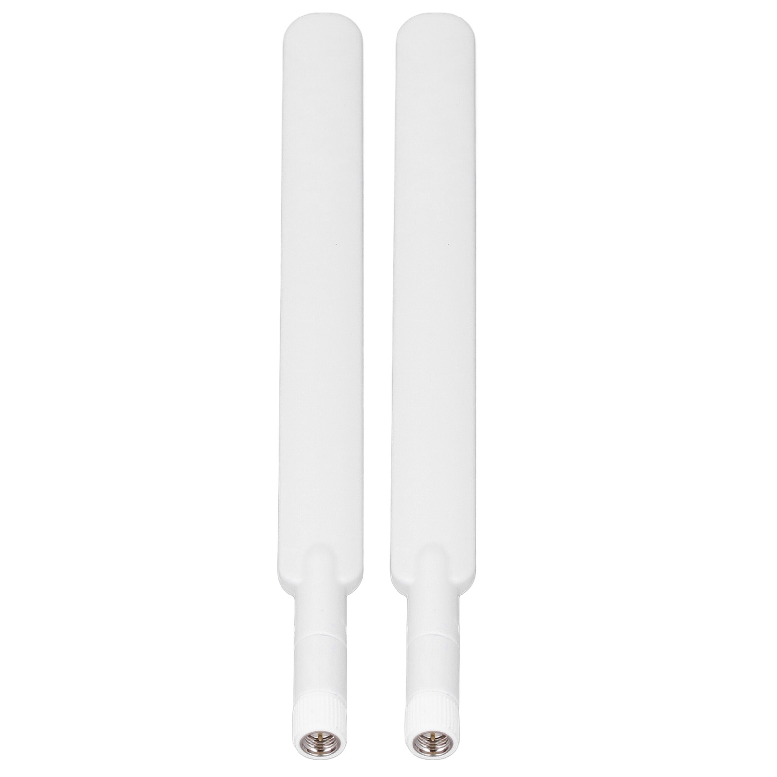 Packung Mit 2 Omnidirektionalen 4g-lte-hochleistungsantennen Für Die Datenübertragung, Faltbarem Sma-stecker Und Weißem Klebstoff