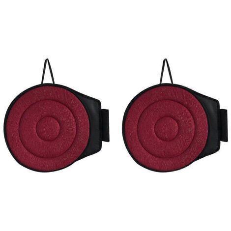 Set Mit 2 Um 360° Drehbaren Sitzkissen, 40 Cm (15,7 Zoll) Rotes Sitzkissen