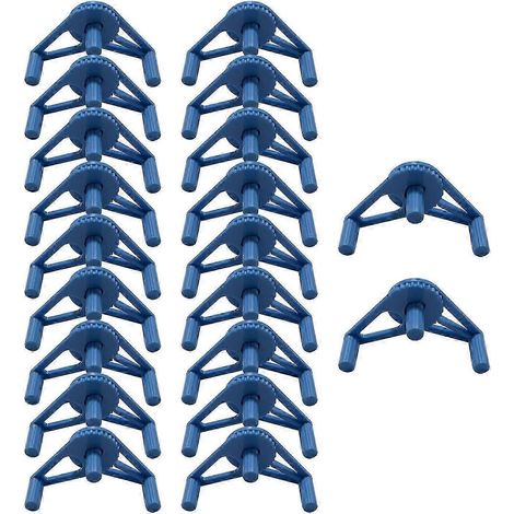 20x Pflanzenstängel-trainingsclips, Zubehör Für Growzelte, Stressarms Pflanzentraining, Kontrolle Von Pflanzenzweigen, Biegehilfe Für Gartenpflanzen-blau