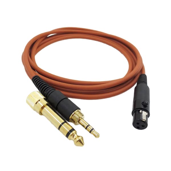 Korvaava Audiokaapeli, Yhteensopiva Q701 K271 K702 K712 K171 K240s K371 -kuulokkeille, Freuden Auf 6,3 Mm / 1/4 Zoll-adapter