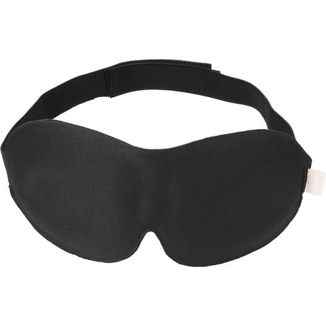 Schlafmaske Mit Langsamer Rückstellkraft, Augenmaske, Schützendes Augenband, Ideal Für Reisen, Schwarz