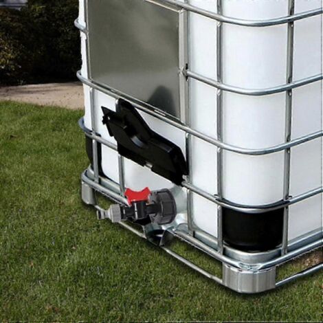 Ibc S60x6 1000 L Wassertank, Eimer, Gartenhahnanschluss (nur Wasserhahn).