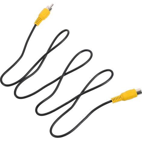 Rca-stecker Auf Rca-buchse Audio-verlängerungskabel – 100,00 X 1,20 X 1,20 Cm – Gelb