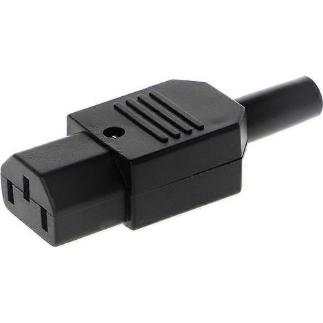 Rücksetzbarer Iec 320 C13-netzstecker (weiblich), 3-polig, 10 A / 250 V
